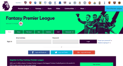 Desktop Screenshot of fantasy.premierleague.com