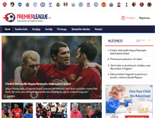 Tablet Screenshot of premierleague.cz
